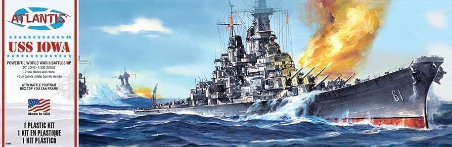 Amazon | AMCH369 1/535 WW.II アメリカ海軍 戦艦 USS アイオワ